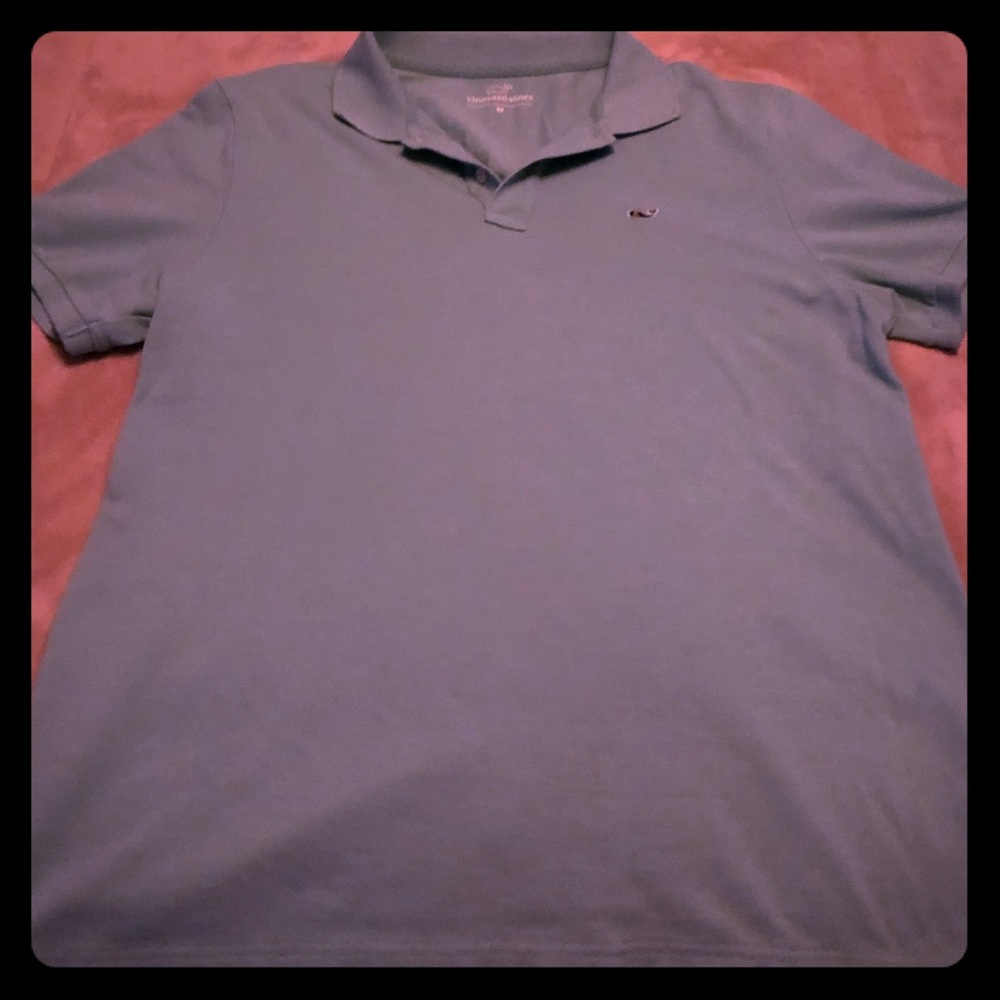 Vineyard Vines Stretch Pique Polo Medium Aqua